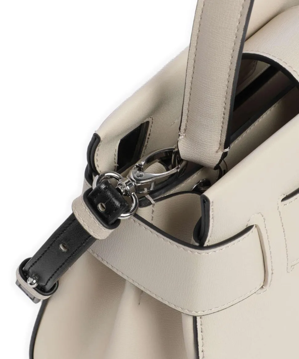 Susie S Handtasche Lederimitat elfenbein