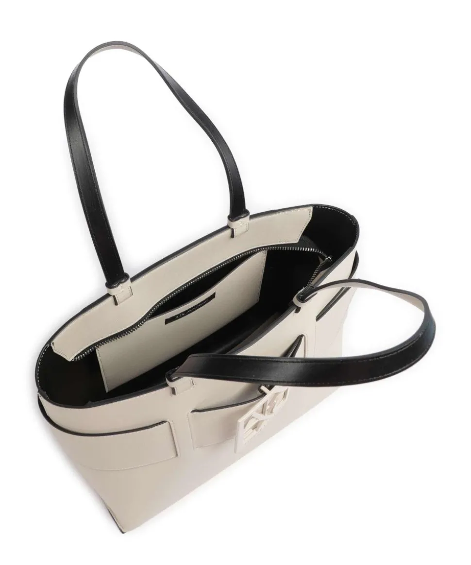 Susie S Shopper Lederimitat elfenbein