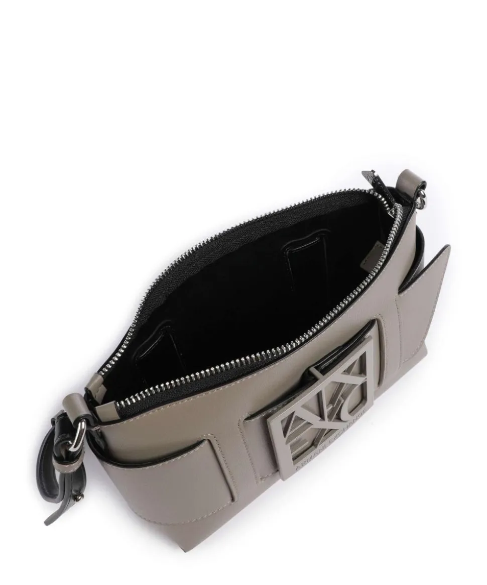 Susie Schultertasche Lederimitat taupe