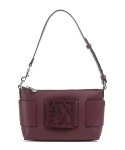 Susie Schultertasche Lederimitat wein