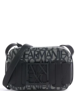 Susie Umhängetasche Lederimitat beige/schwarz