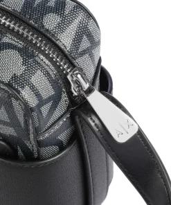 Susie Umhängetasche Lederimitat beige/schwarz