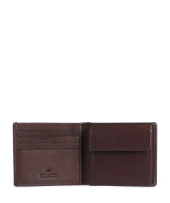 Sven RFID Geldbörse fein genarbtes Rindsleder braun