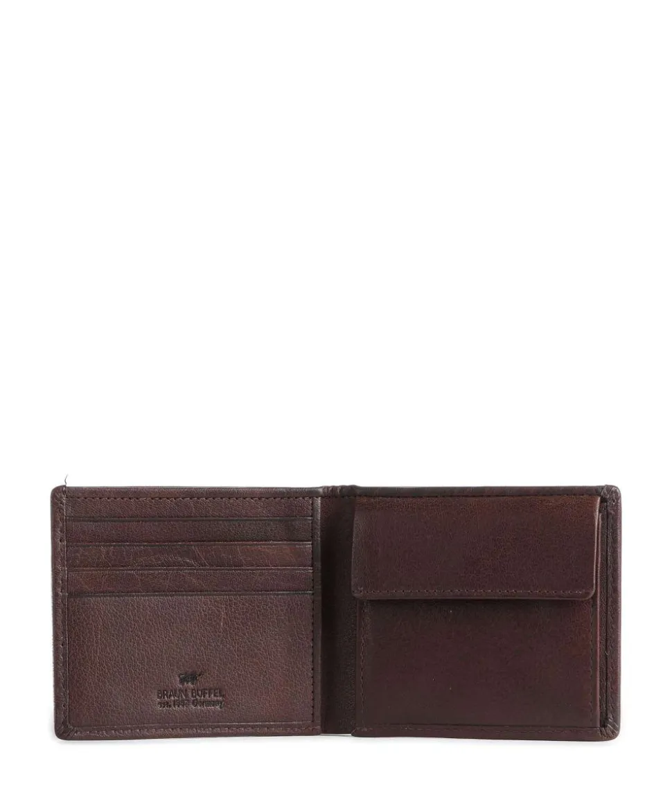 Sven RFID Geldbörse fein genarbtes Rindsleder braun