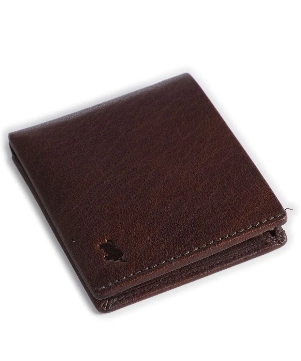 Sven RFID Geldbörse fein genarbtes Rindsleder braun