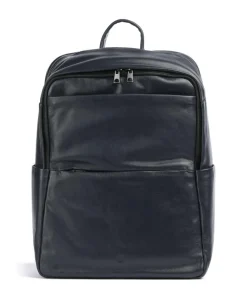 Sydney Laptop-Rucksack 15″ genarbtes Kalbsleder navy