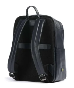 Sydney Laptop-Rucksack 15″ genarbtes Kalbsleder navy