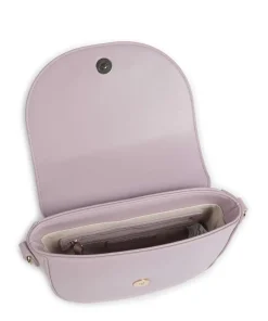 Sylvia Re Schultertasche Lederimitat lavendel