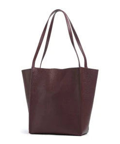 Taala Shopper genarbtes Rindsleder bordeaux