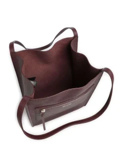 Taala Shopper genarbtes Rindsleder bordeaux