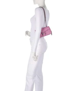 Tabby 20 Schultertasche fein genarbtes Leder fuchsia