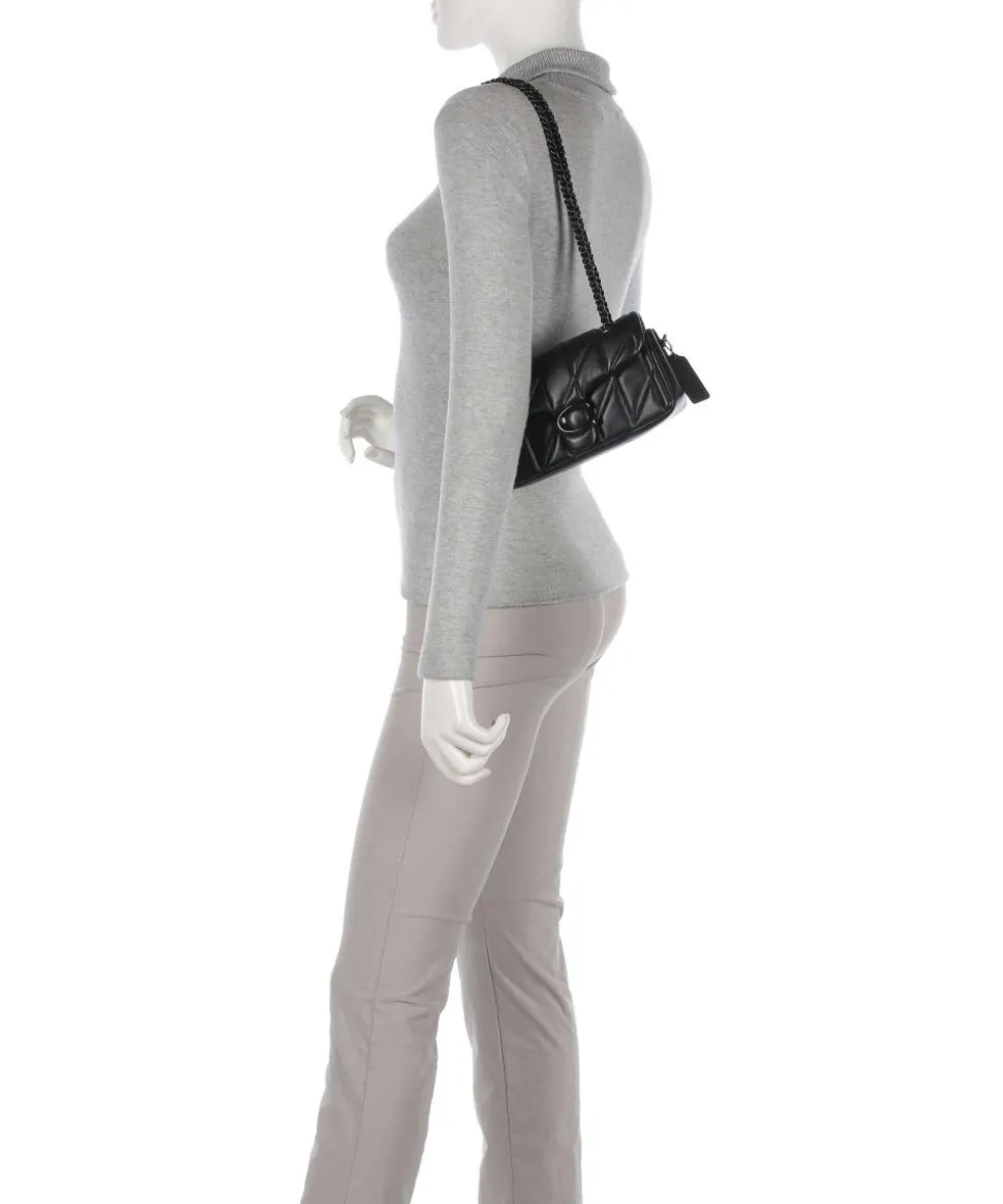 Tabby 20 Schultertasche fein genarbtes Leder schwarz