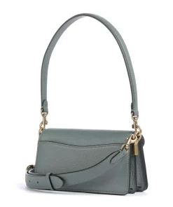 Tabby 20 Schultertasche genarbtes Rindsleder graugrün