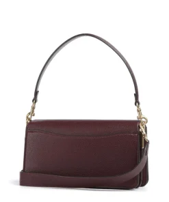 Tabby 26 Schultertasche genarbtes Leder wein