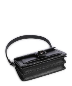 Tabby 20 Schultertasche genarbtes Rindsleder schwarz