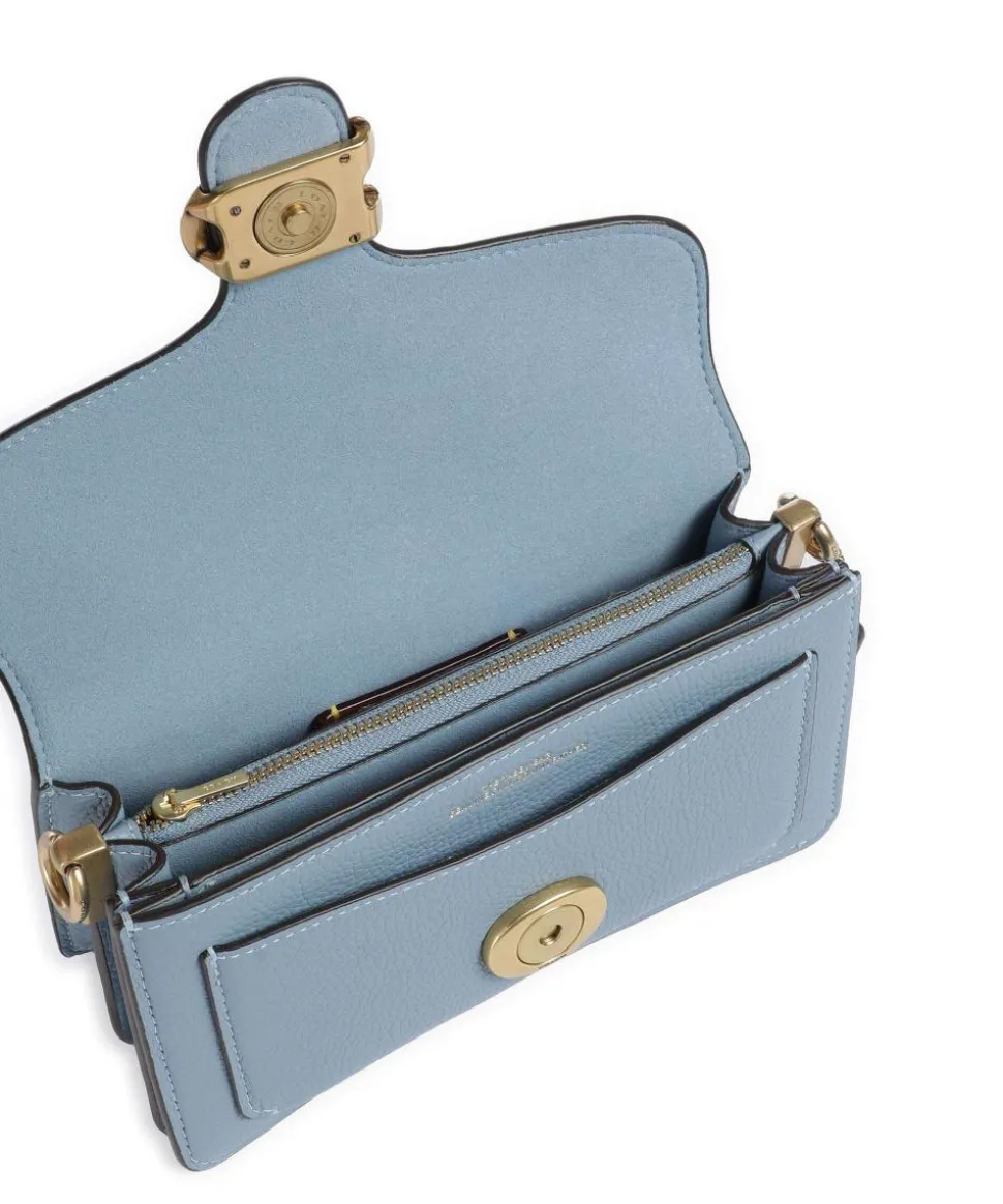 Tabby 20 Schultertasche genarbtes Rindsleder hellblau