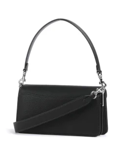 Tabby 26 Schultertasche genarbtes Leder schwarz