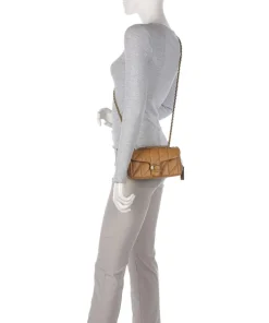 Tabby 20 Schultertasche Nappaleder braun