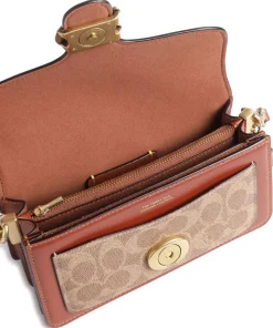 Tabby 20 Umhängetasche genarbtes Leder braun