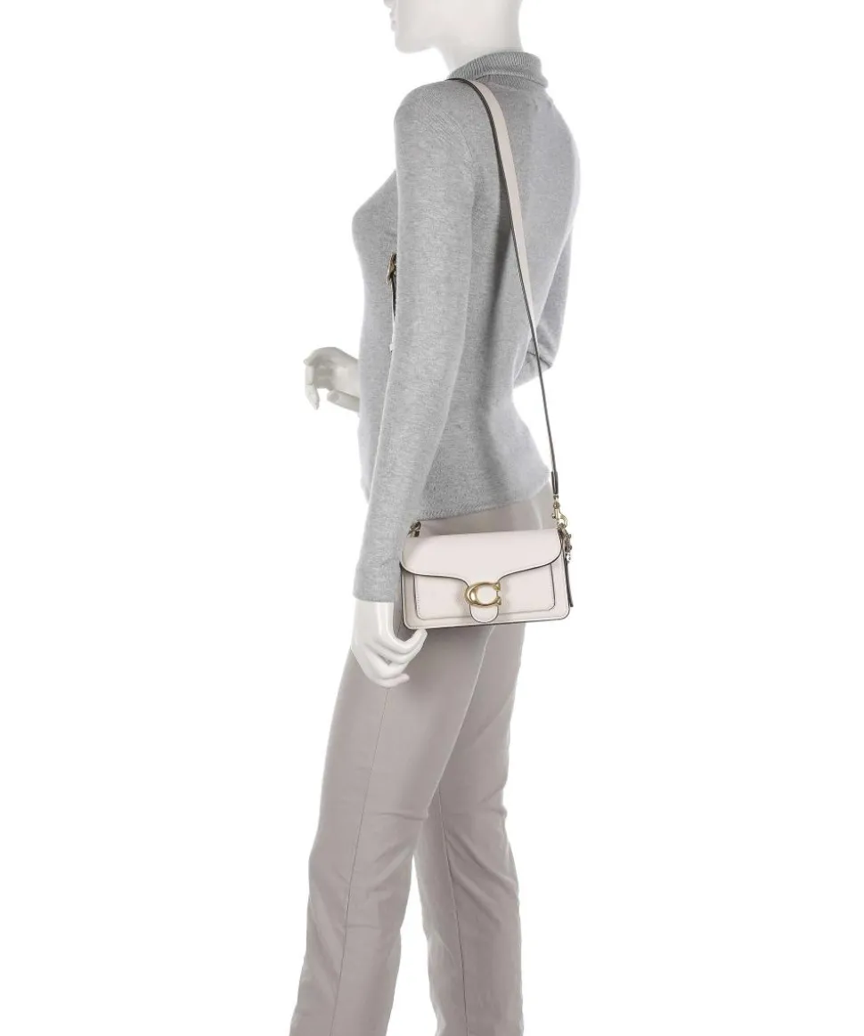 Tabby 20 Umhängetasche genarbtes Leder weiß