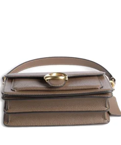 Tabby 20 Umhängetasche genarbtes Leder braun