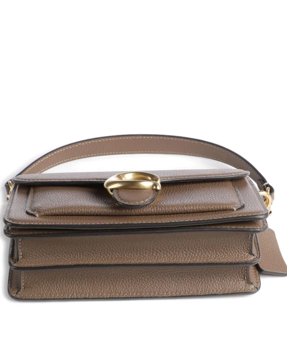 Tabby 20 Umhängetasche genarbtes Leder braun