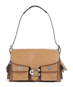 Tabby Cargo Schultertasche fein genarbtes Rindsleder hellbraun