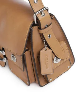 Tabby Cargo Schultertasche fein genarbtes Rindsleder hellbraun