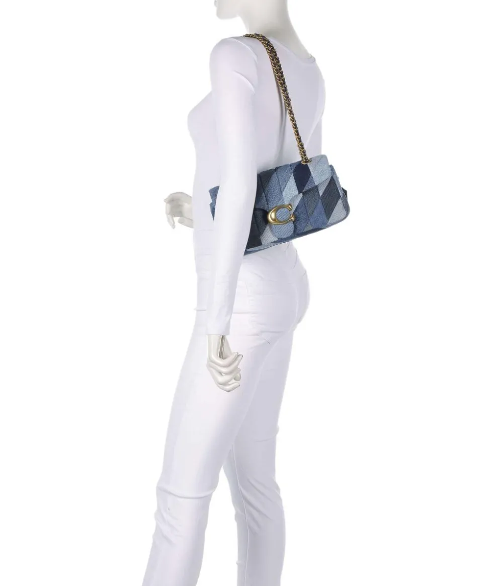 Tabby Patchwork 26 Schultertasche Baumwolle blau