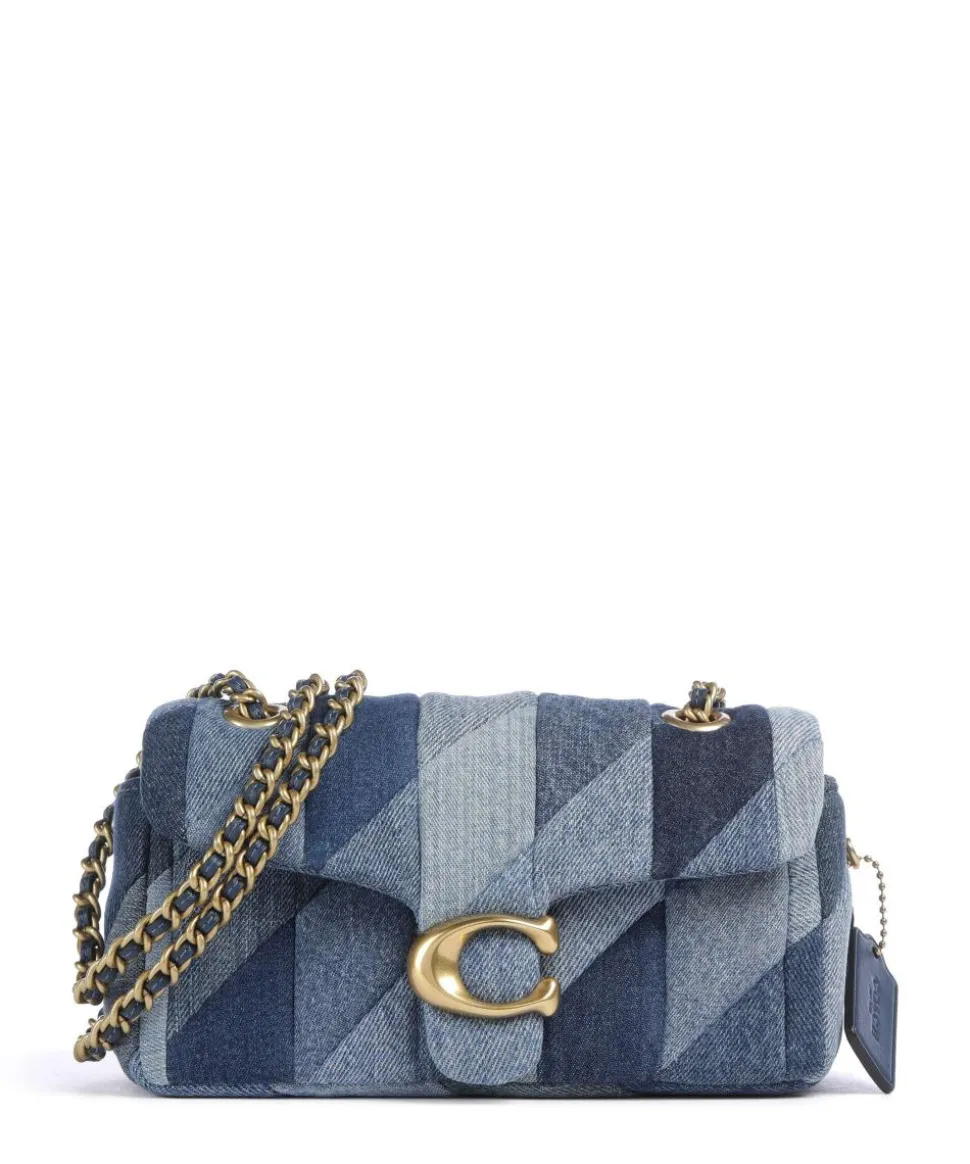 Tabby Patchwork 20 Schultertasche Baumwolle blau