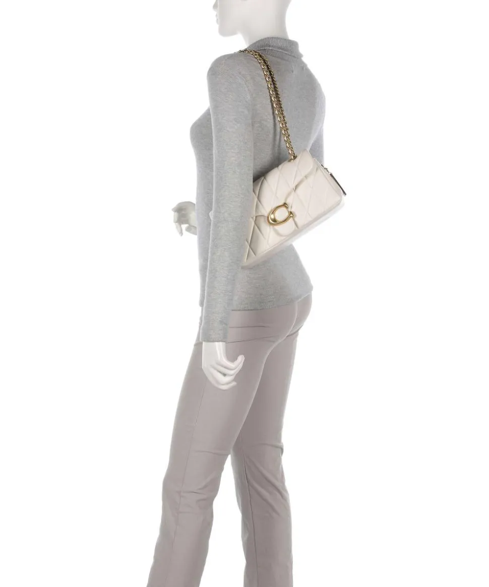 Tabby Quilted 26 Schultertasche Nappaleder elfenbein