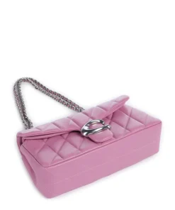 Tabby Quilted 26 Schultertasche Nappaleder fuchsia