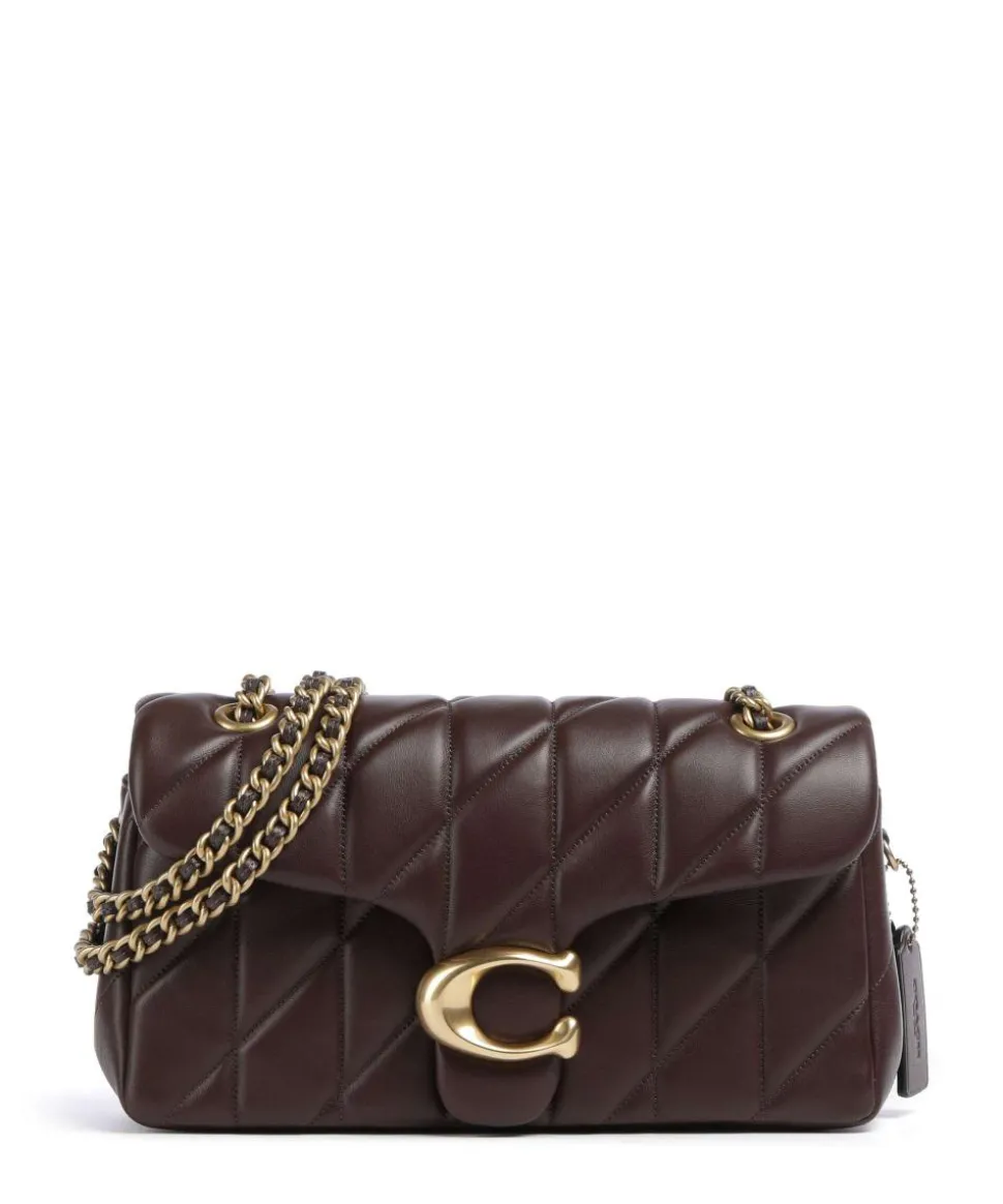 Tabby Quilted 26 Schultertasche Nappaleder dunkelbraun