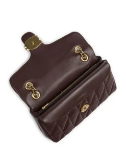 Tabby Quilted 26 Schultertasche Nappaleder dunkelbraun