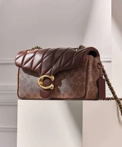 Tabby Signature 26 Schultertasche Canvas braun