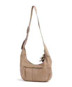 Take A Smile Beuteltasche Schafsleder hellbraun