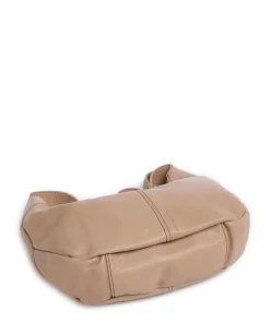 Take A Smile Beuteltasche Schafsleder hellbraun