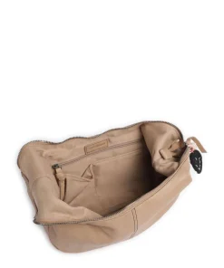 Take A Smile Beuteltasche Schafsleder hellbraun