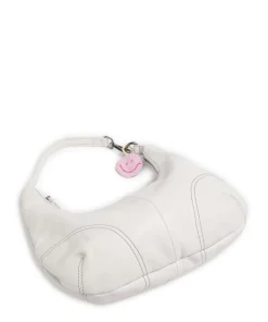 Take A Smile Beuteltasche Schafsleder elfenbein