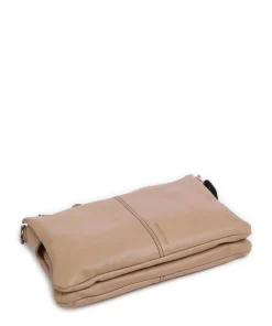 Take A Smile Umhängetasche Schafsleder hellbraun