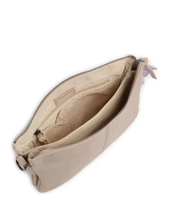 Take A Smile Umhängetasche Schafsleder beige