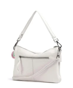 Take A Smile Umhängetasche Schafsleder elfenbein