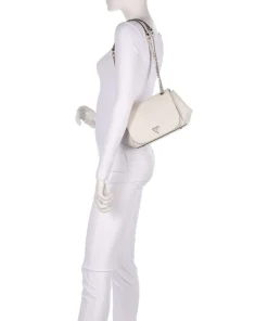 Talent Schultertasche Lederimitat creme