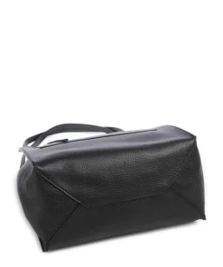 Tammila Shopper genarbtes Rindsleder schwarz