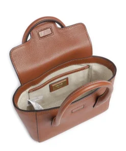 Tanner Small Umhängetasche genarbtes Rindsleder braun