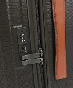 Taormina 4-Rollen Trolley olivgrün 82 cm