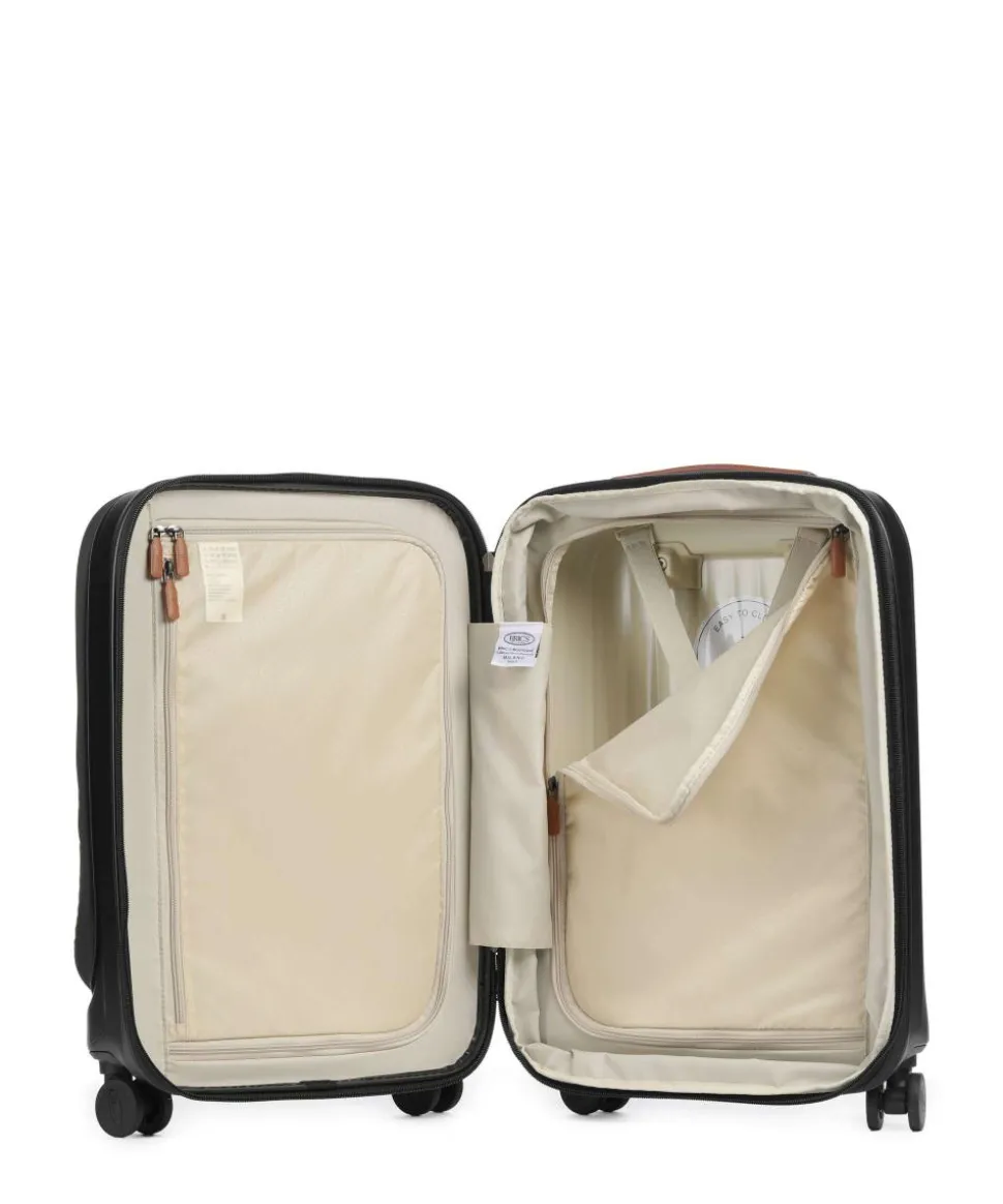 Taormina 4-Rollen Trolley schwarz 55 cm