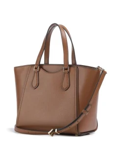 Taryn Handtasche genarbtes Rindsleder braun