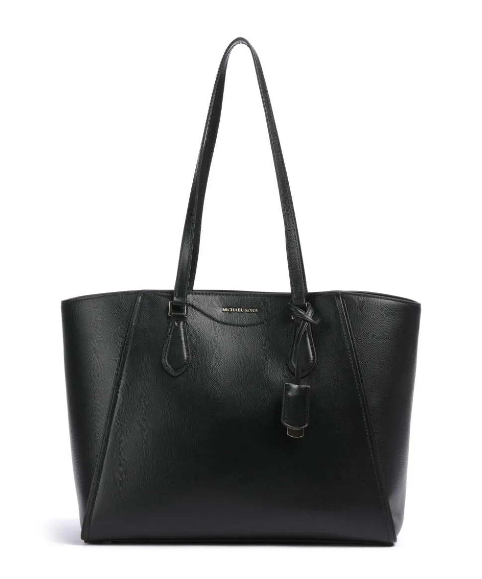 Taryn Shopper fein genarbtes Rindsleder schwarz