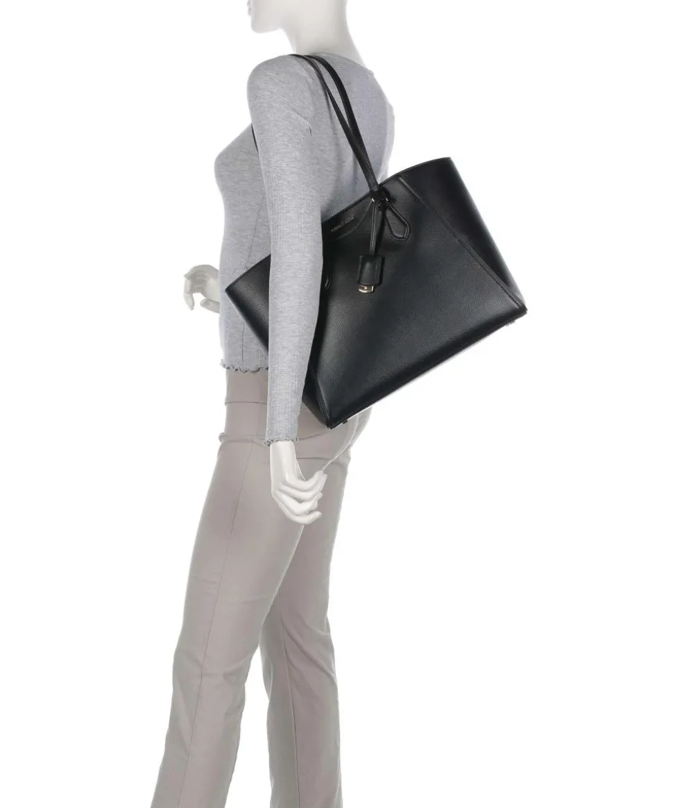 Taryn Shopper fein genarbtes Rindsleder schwarz